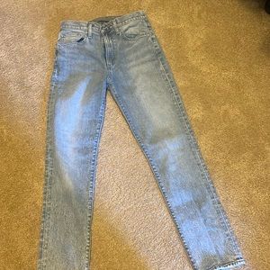 Joes jeans - high rise & cigarette ankle. Light wash